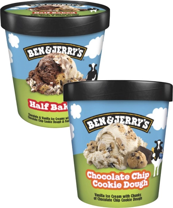 Ben & Jerry's Ice Cream Tub 427mL-465mL