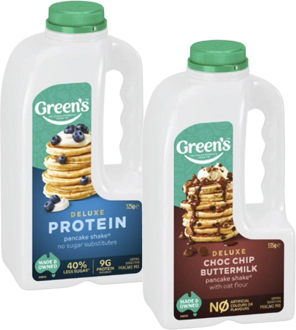 Green's Deluxe Pancake Shake 300g-335g