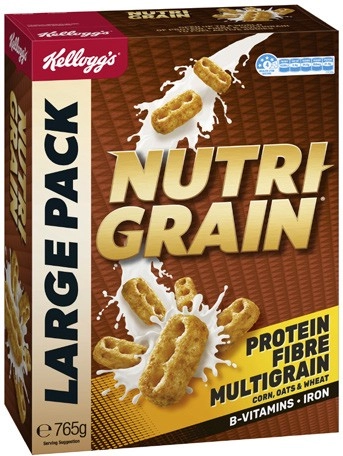 Kellogg's Nutri Grain Breakfast Cereal 765g