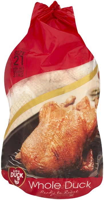 Luv A Duck Frozen Whole Duck 2.1kg