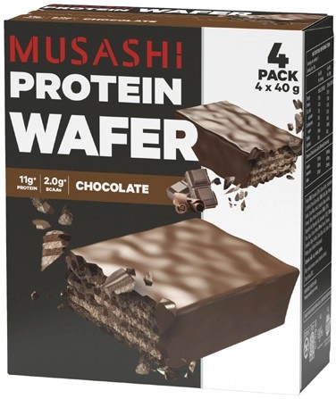 Musashi Protein Wafer 4 Pack 160g