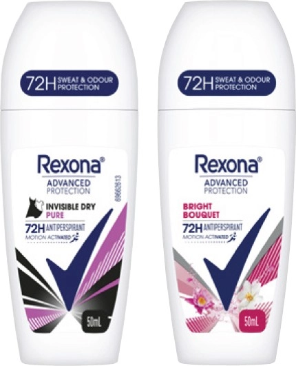 Rexona Advanced Protection Antiperspirant Roll On Deodorant 50mL