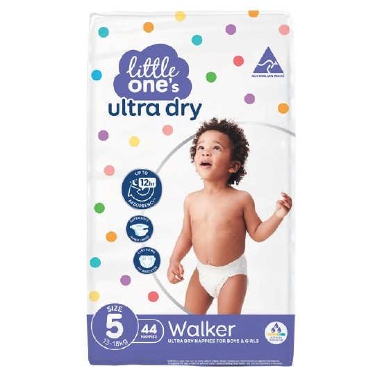 Little One’s Ultra Dry Nappies Pk 36-56