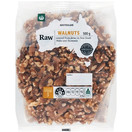 Woolworths Australian Walnuts 500g Pack