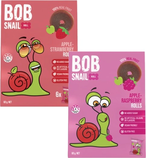 Bob Snail Fruit Rolls 60g