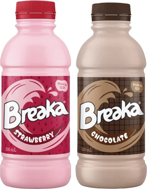 Breaka Flavoured Milk 500mL