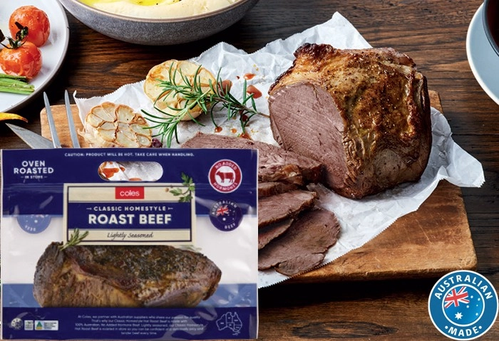 Coles Classic Homestyle No Added Hormones Hot Roast Beef