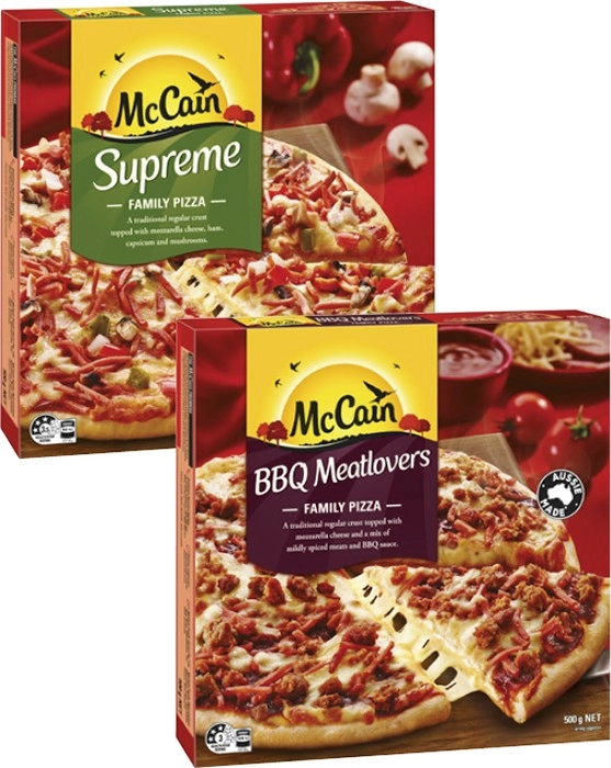 McCain Family Pizza 490g-500g