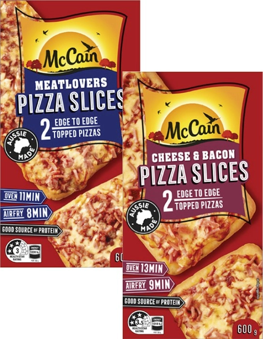 McCain Pizza Slices 2 Pack 600g