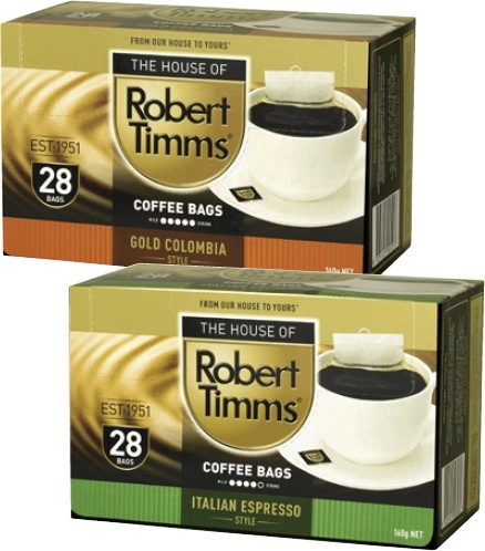 Robert Timms Coffee Bags 24 Pack-28 Pack