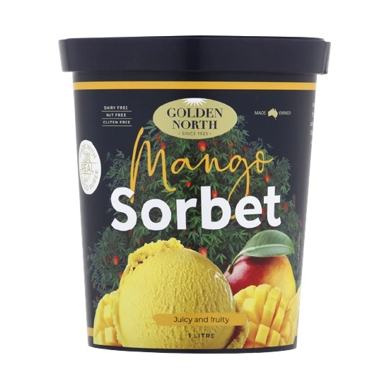 Golden North Sorbet Varieties 1 Litre – From the Freezer