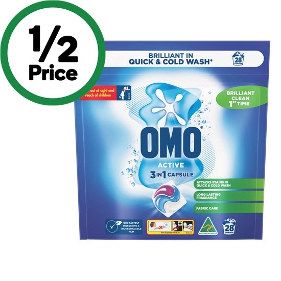 OMO Laundry Capsules Pk 28