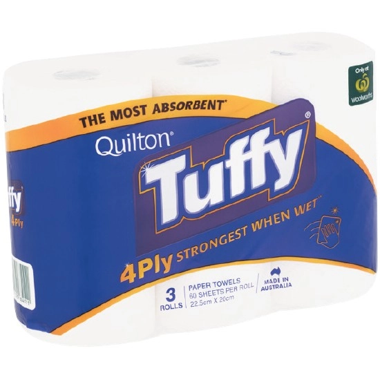 Quilton Tuffy Paper Towel Pk 3