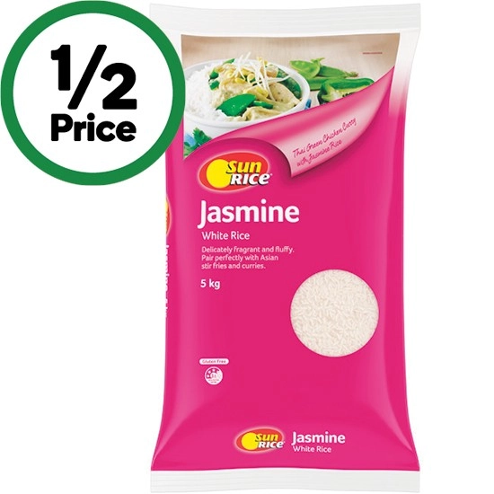 SunRice Jasmine Rice 5 kg