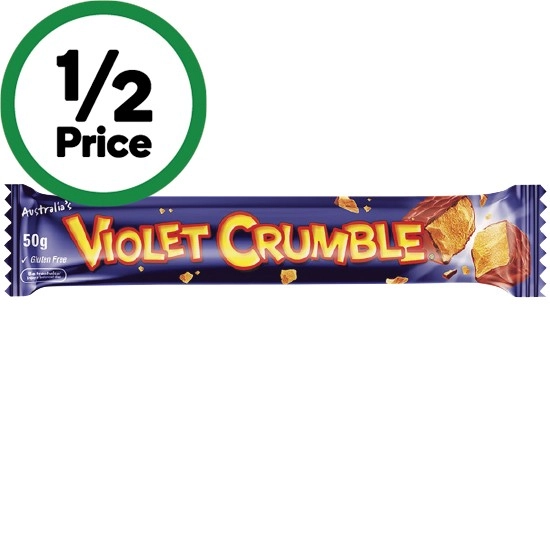 Violet Crumble Chocolate Bar 50g