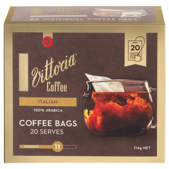 Vittoria Coffee Bags Pk 20