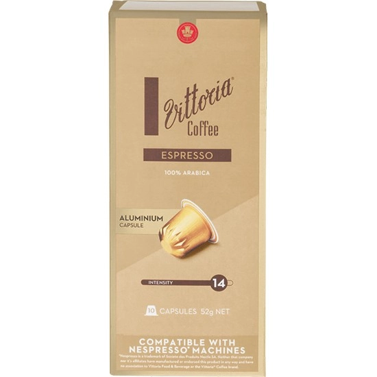 Vittoria Coffee Capsules Pk 10