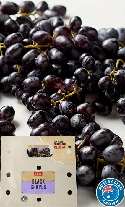 Australian Loose Black Seedless Grapes