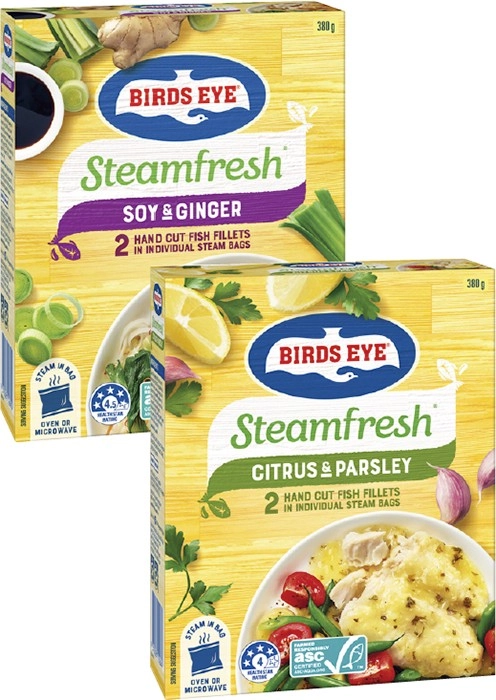 Birds Eye Steam Fresh Fish 380g