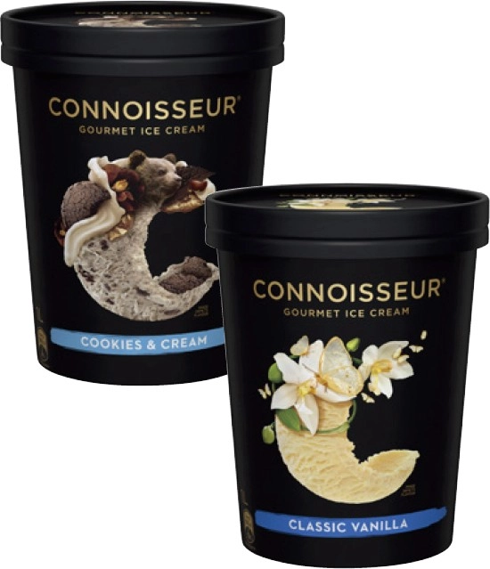 Connoisseur Ice Cream Tub 1 Litre