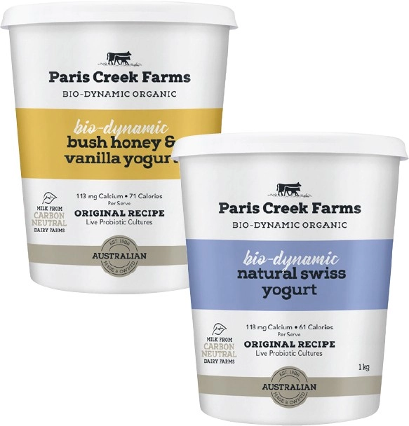 Paris Creek Farms Bio-Dynamic Yogurt 1kg