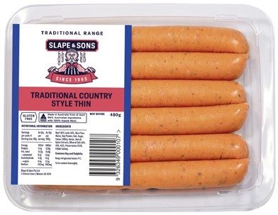 Slape & Sons Sausages 480g