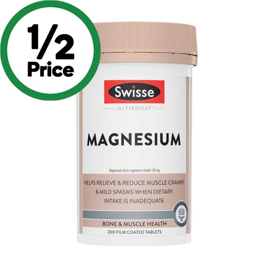 Swisse Ultiboost Magnesium Tablets Pk 200†