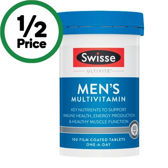 Swisse Ultivite Men’s Multivitamin Tablets Pk 100~