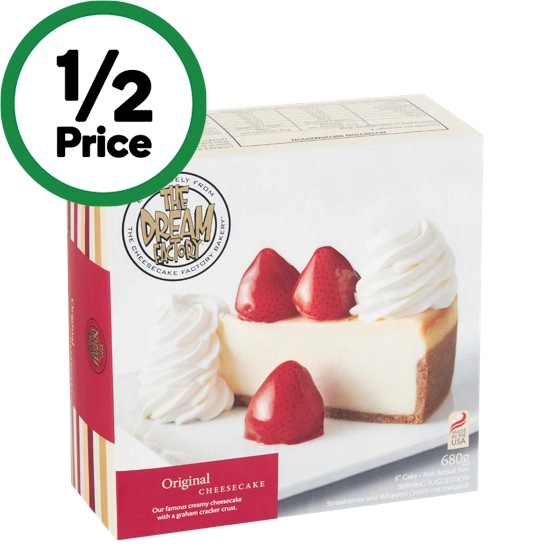 The Dream Factory Cheesecake Varieties 680-737g – From the Freezer