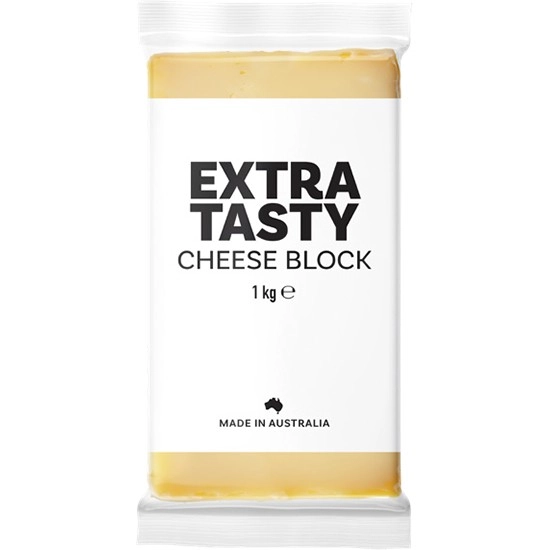 White Label Extra Tasty Cheese Block 1 kg – From the Fridge