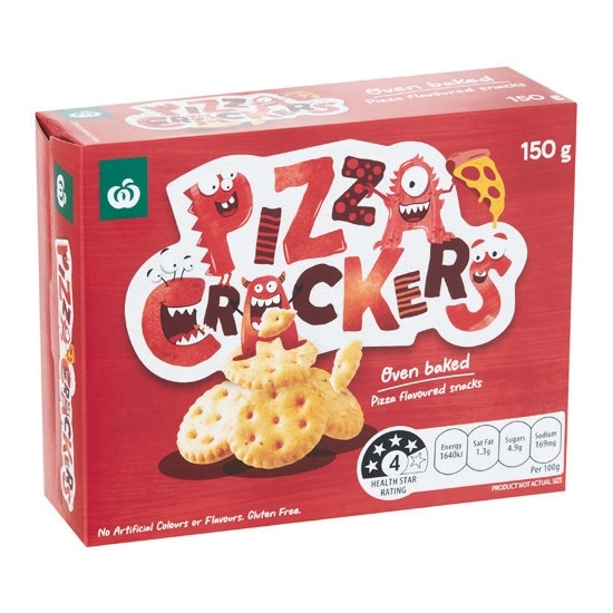 Woolworths Oven Baked Crackers 150g