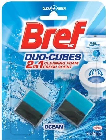 Bref Duo Cubes 2 in 1 Toilet Cleaner 100g