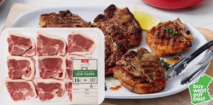 Coles Australian Lamb Loin Chops