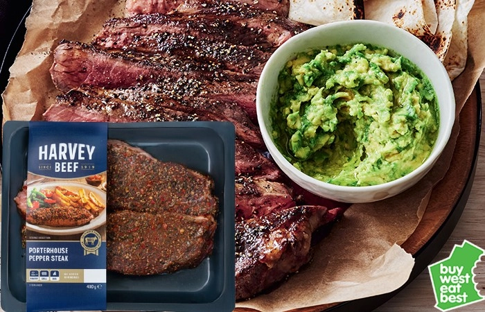 Harvey Beef Peppered Porterhouse Steak 400g