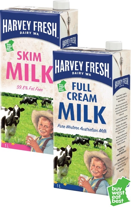 Harvey Fresh UHT Milk 1 Litre