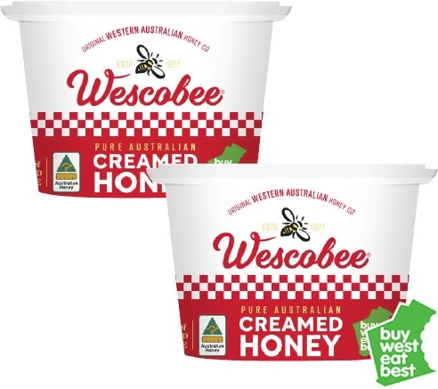 Wescobee Creamed Honey 375g