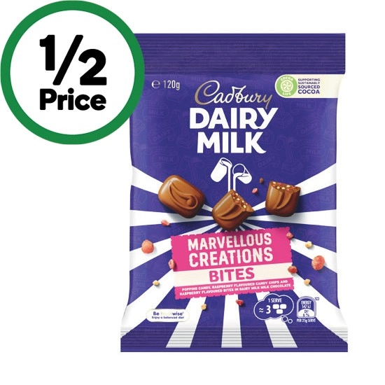 Cadbury Marvellous Creations Bites 120g