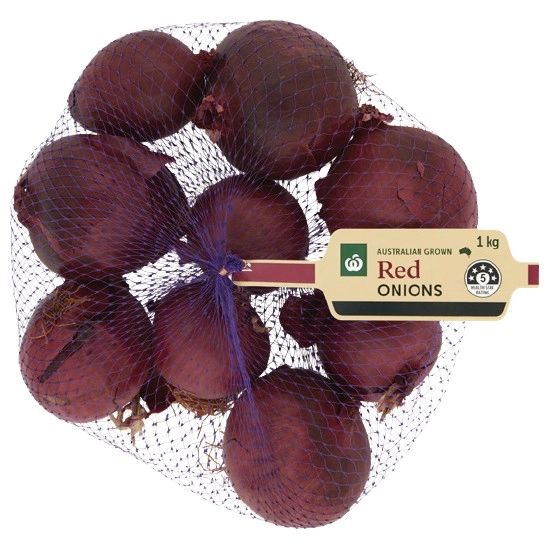 TAS Red Onions 1 kg Pack