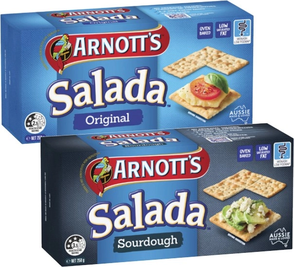 Arnott's Salada Crispbread 250g