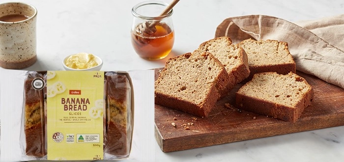 Coles Banana Bread or Cake Slices 5 Pack 500g