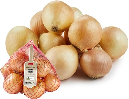 Coles Tasmanian Brown Onions 1kg Bag