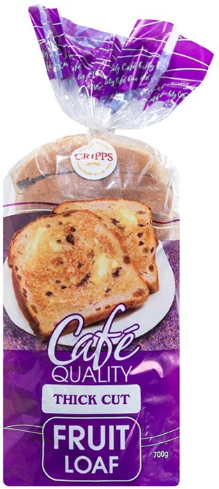 Cripps Café Thick Cut Fruit Loaf 700g