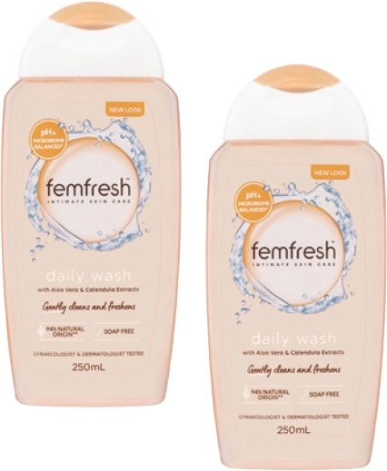 Femfresh Daily Intimate Wash Aloe & Calendula 250mL