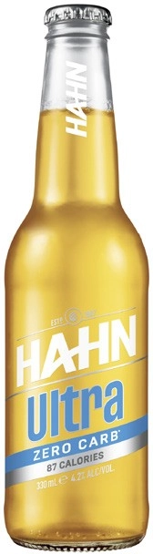 Hahn Ultra Zero Carb Bottles 24x330mL