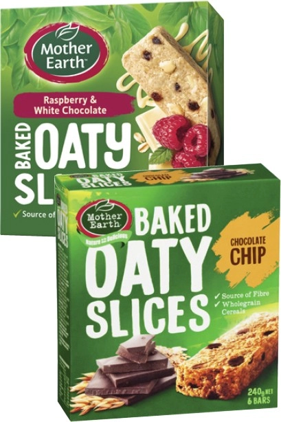 Mother Earth Baked Oaty Slices 240g