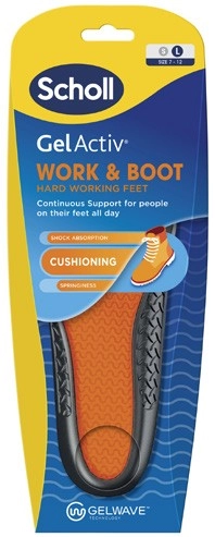 Scholl Gel Activ Insole Work & Boot 1 Each