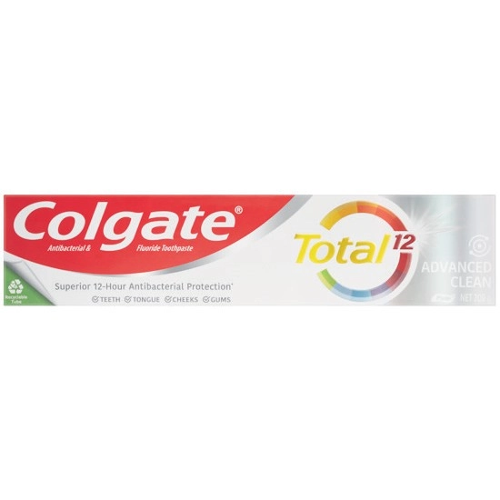 Colgate Antibacterial Toothpaste Total Advanced Clean 200g