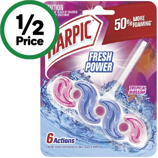 Harpic Fresh Power Toilet Rim Block Pk 1