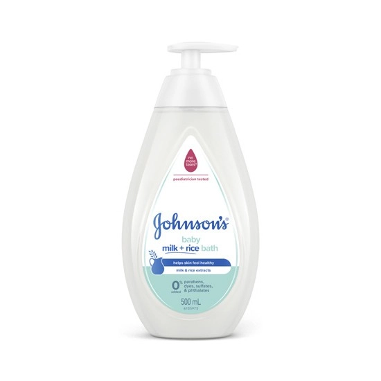 Johnson’s Baby Bath Milk & Rice 500ml