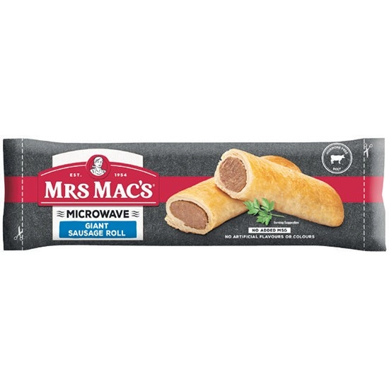 Mrs Mac’s Microwave Pies, Pasties or Rolls 140-175g